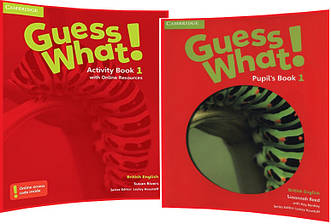 Guess What 1. Pupil's+Activity book. Комплект книг з англійської мови. Підручник+Зошит. Cambridge