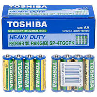 Батарейки R6 Toshiba (без блістера) зелена