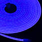 Гнучка неонова стрічка LED NEON Синя 5M, силіконова неонова стрічка на стелю | лід підзвітка (ST), фото 5