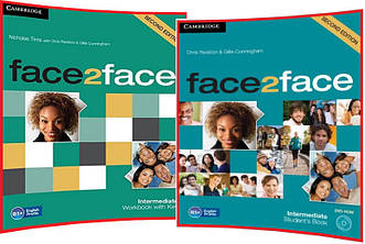 Face2face Intermediate. Student's+Workbook. Комплект книг з англійської мови. Підручник+Зошит. Cambridge