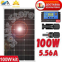 Солнечная панель 100W/5.56A комплект Dokio DSP