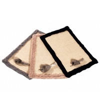 Karlie-Flamingo (Карлі-Фламінго) FELINE STAR килимок когтеточка з іграшкою і котячою м'ятою,сизаль/плюш, 48х31