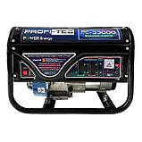 Генератор бензиновий 3.3 кВт PROFI-TEC PE-3300G Медапаратура, фото 3