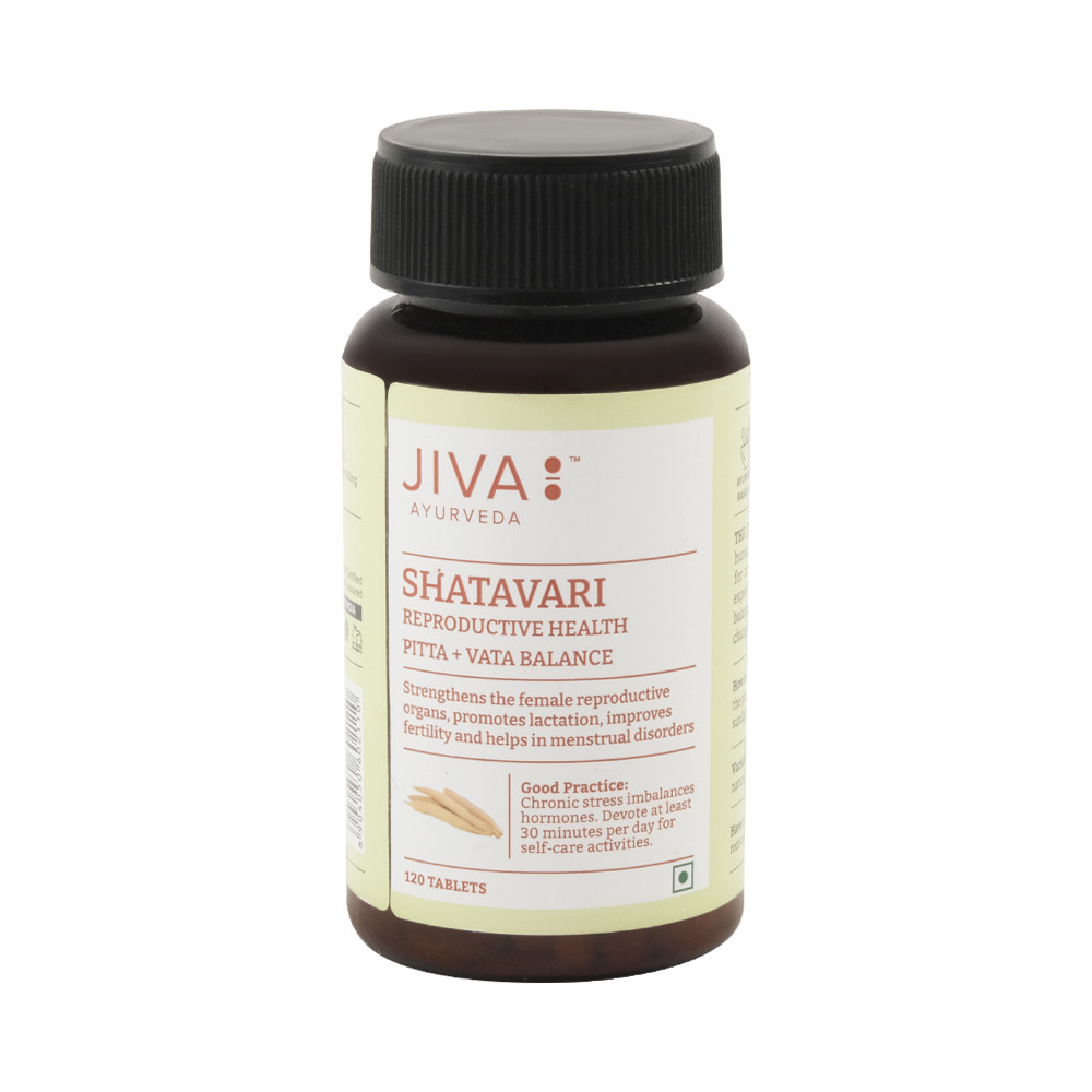 SHATAVARI 120 TAB. JIVA, ШАТАВАРІ 120 ТАБ. ДЖИВА