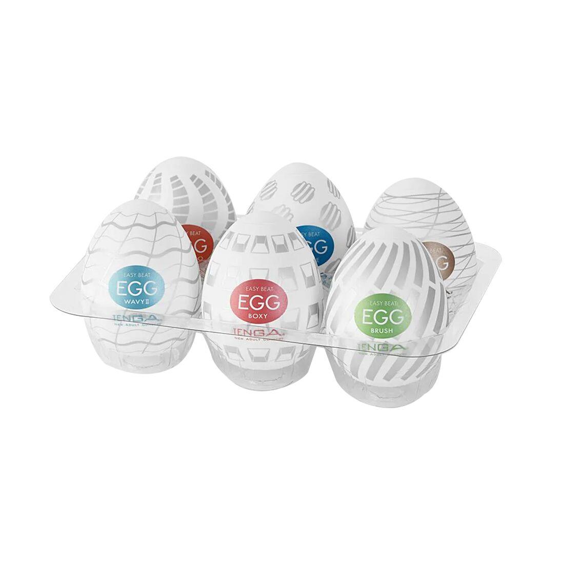 Набір мастурбаторів-яєць Tenga Egg New Standard Pack (6 яєць), фото 1