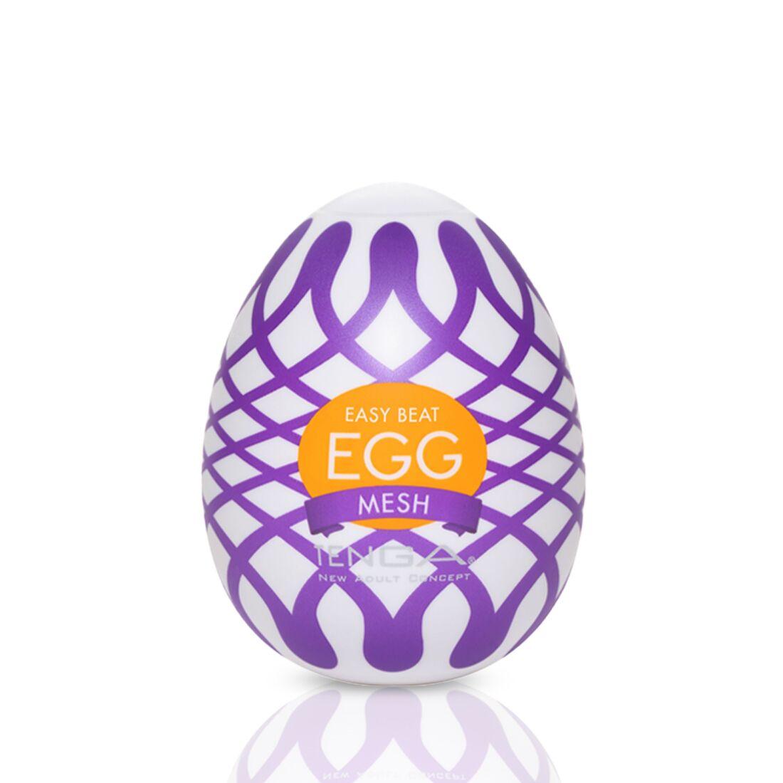 Мастурбатор-яйце Tenga Egg Mesh з сітчастим рельєфом, фото 1