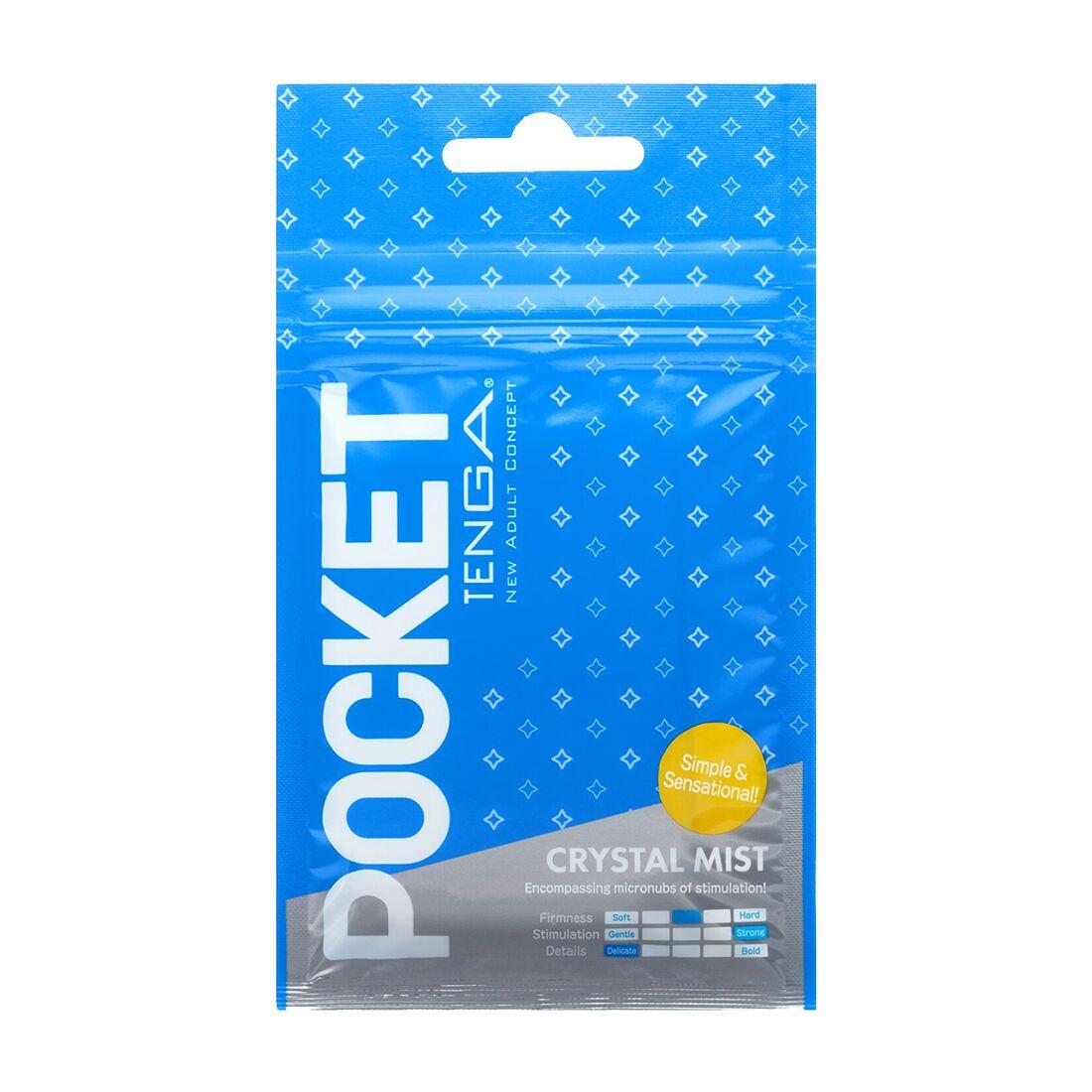 Мастурбатор TENGA Pocket Crystal Mist, фото 1