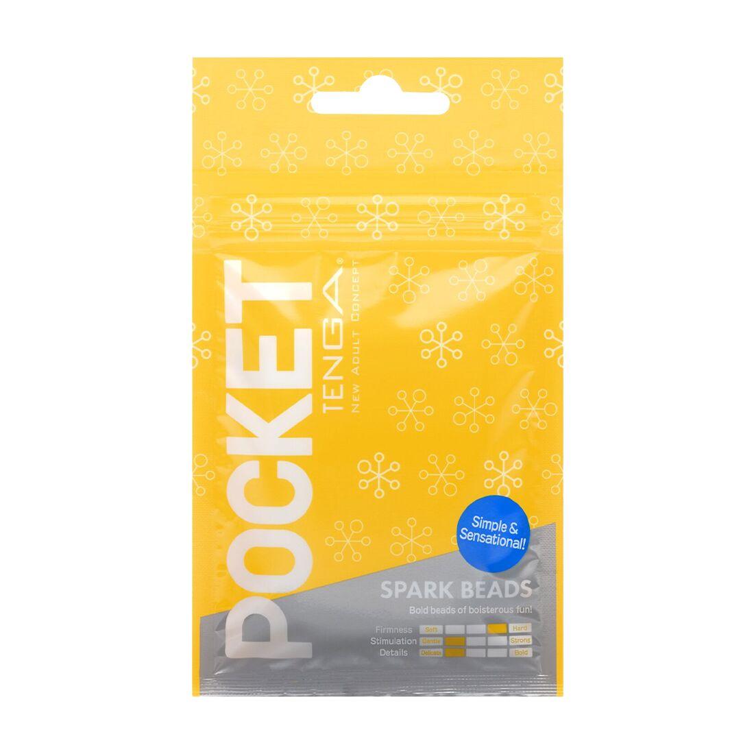 Мастурбатор TENGA Pocket Spark Beads, фото 1