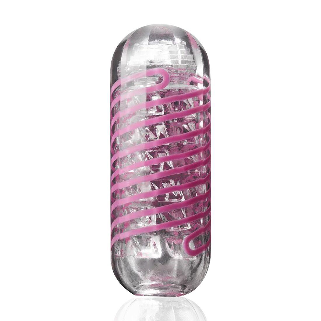 Мастурбатор Tenga Spinner Brick з пружною стимулюючої спіраллю всередині