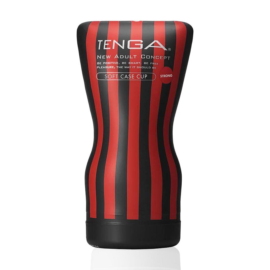 Мастурбатор Tenga Squeeze Tube Cup (м'яка подушечка) STRONG сдавливаемый