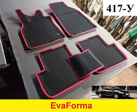 3D килимки EvaForma на Renault Fluence '09-, килимки ЕВА, фото 2