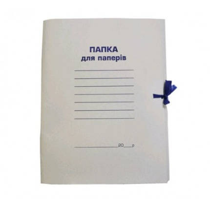 Папка на зав язках А4 BUROMAX 3356 для паперів картонна 0 35мм (від 1шт.), фото 1