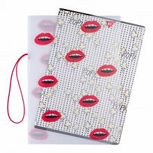 Блокнот А4 YES 48арк.764436 клітинка в пластиковій папці з малюнком BBF POPCORN скоба (1)