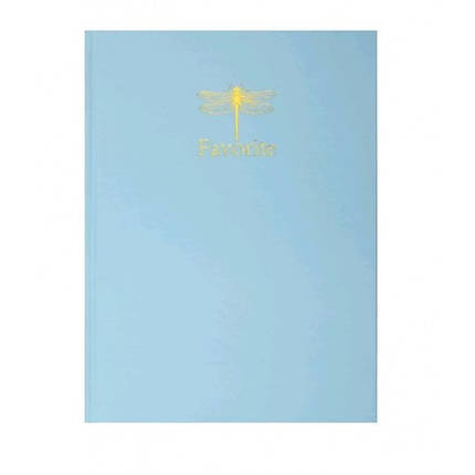 Канцелярська книга А4 BUROMAX 2400-414 тв. обкл. 96арк. клітинка FAVOURITE блакитний (1/8), фото 1