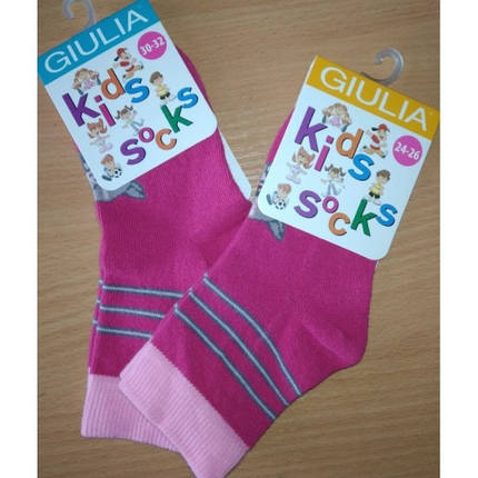 Шкарпетки дитячі 16 (24-26) KSL-002 calzino-fuxia - 71% бавовна 27% поліамід 2% еластан, фото 1