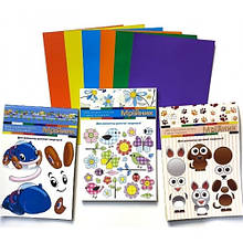 Картон кольоровий А4 21арк-7кол Тетрада односторонній Мрійник (1/8/64)