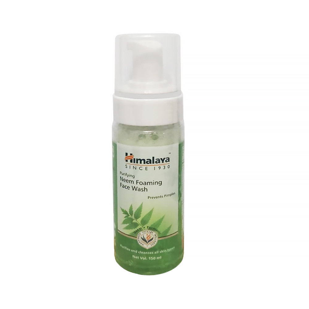 ПІНКА ДЛЯ ВМИВАННЯ ОБЛИЧЧЯ НІМ 150 МЛ ХІМАЛАЯ, NEEM FOAMING FACE WASH 150 ML HIMALAYA, фото 1