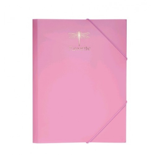 Папка на гумках А4 BUROMAX 3954-10 пластикова PASTEL жежин (1/20)