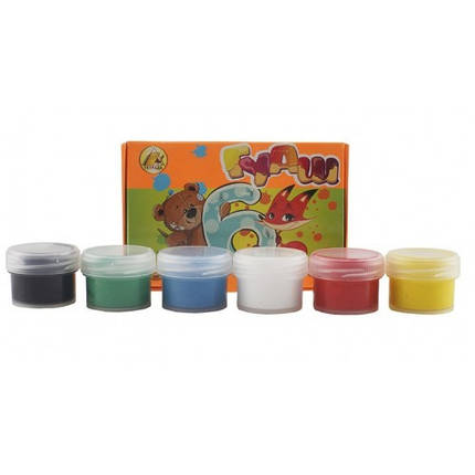 Фарба Гуаш Тетрада 6 кольорів арт 99157 ТМ Тетрада 10мл. (1/48), фото 1