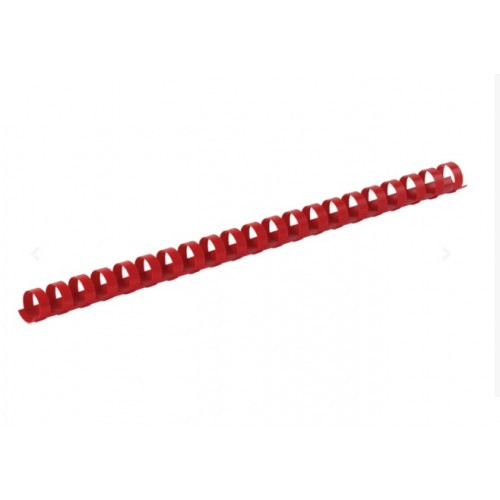 Пружина BUROMAX 0502-05 пластик. діам. 10мм червона (в уп100шт) (100)