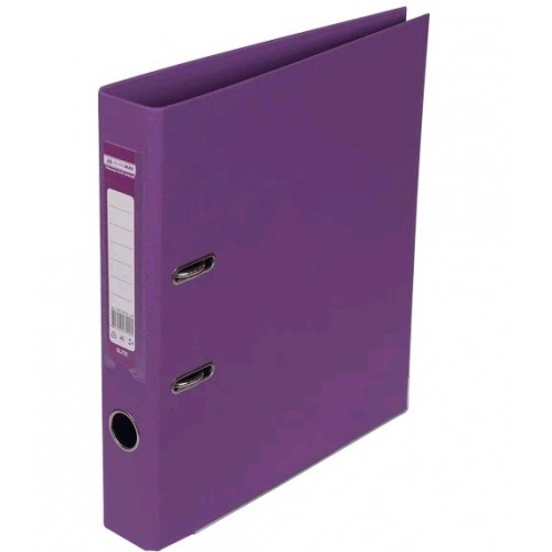 Папка реєстратор А4 BUROMAX 3002-26 двосторонній 50мм. бузковий РР (1/30)