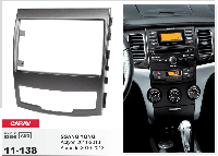 2-DIN переходная рамка SSANG YONG Actyon 2011-2013; Korando 2010-2013, CARAV 11-138