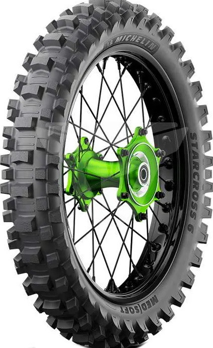 Шини Michelin Starcross 6 M/S 120/90 R18 65M шип Сербия 2024 (літо)