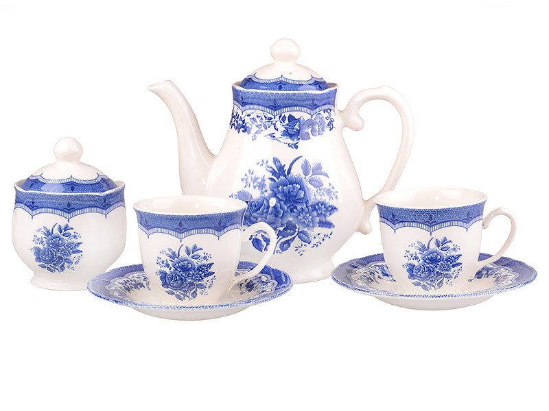 Чайный Сервиз Lefard Виктория Блю 910-076 14 Предметов — Купить ...