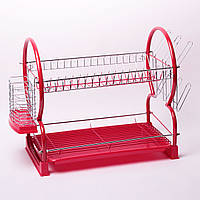 Сушарка для посуду двоярусна Kamille KM-0765-А 3309385