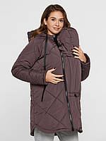 Слинго-куртка 3 в 1 для беременных зимняя Kongo, коричневый - S