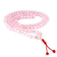 Чотки з натурального каменю Swayambhu ST Рожевий кварц 108 намистин 8.5 мм (27163), 7669470 - 219