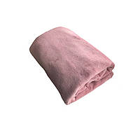 Плед на кушетку махровый ПРЕМИУМ 120/180 см. Розовая пудра