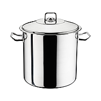 Каструля з кришкою Arian Deep 8,5 л 22х22 см з нержавіючої сталі для індукції і газу