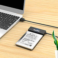 Адаптер USB/SATA 0.15 m Maiwo K10435A (K10435A) чорний ()