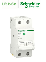 Автоматичний вимикач 2P, 6A, C, 6kA Schneider Electric Resi9, R9F12206