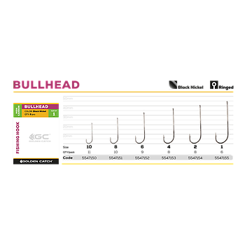 Крючок GC Bullhead №2 (10шт)