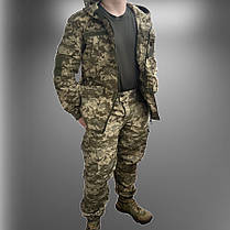 Чоловічий тактичний костюм Гірка ВСУ (46,48,50,52,54,56,58р) Камуфляж Піксель Ріп-Стоп 56, фото 3