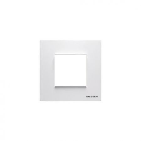 Рамка 1 пост базова ABB Niessen Zenit Білий 2CLA227110N1101 N2271.1 BL