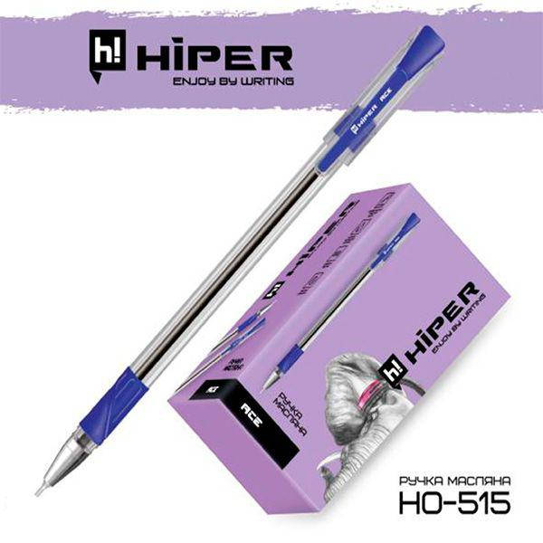 

Ручка масляная Hiper «Ace» HO-515 синий