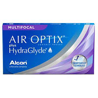 Контактные линзы Air Optix plus HydraGlyde Multifocal, 3 шт