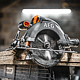 Акумуляторна циркулярна пила AEG BKS18SBL-0, фото 4