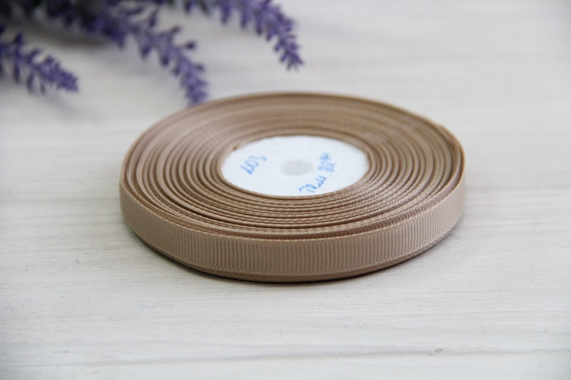 Репс 0,9 см, темно бежевий 22,5 метра