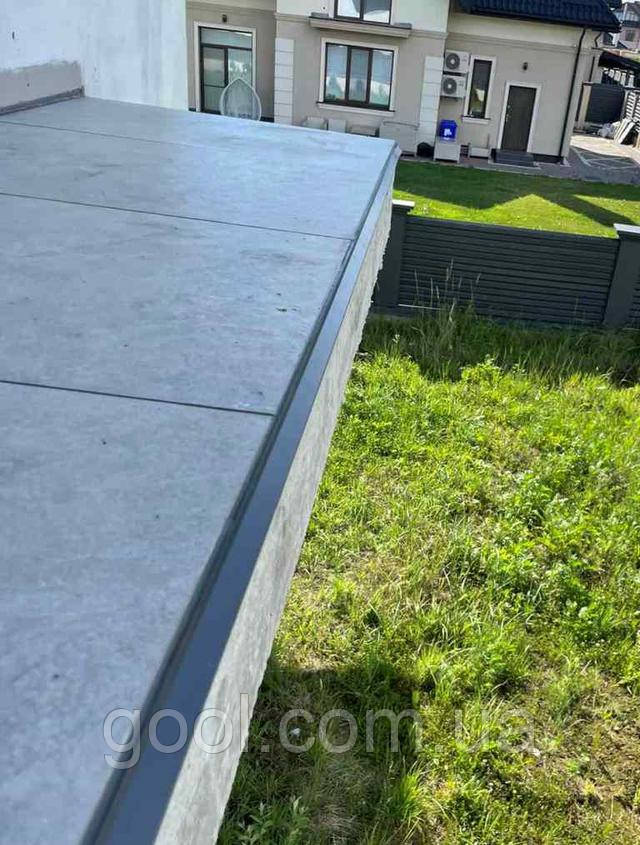 Купить Алюминиевый карниз капельник отвод воды для открытого балкона и ...