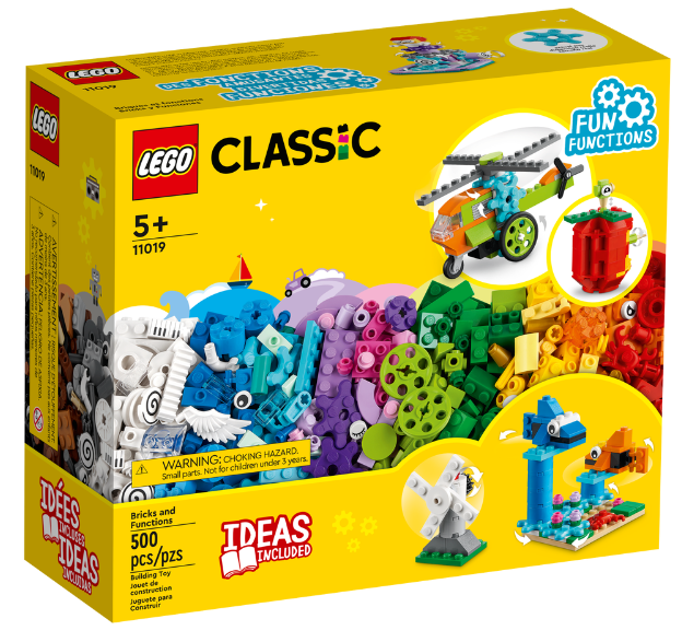 Конструктор LEGO Classic Кубики й функції 500 деталей (11019)