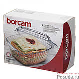 Каструля Pasabahce Borcam прямокутна з кришкою скляна 25х22х6 см (59039), фото 6