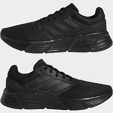 Кросівки чоловічі adidas Galaxy 6 GW4138 Чорний, фото 3