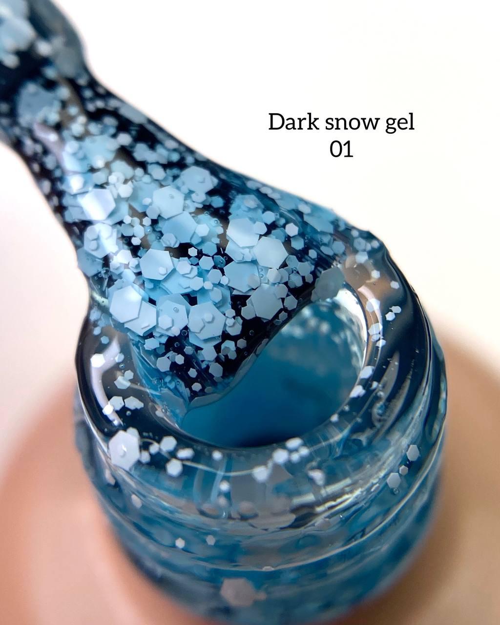 DARK SNOW gel 8 ml №01