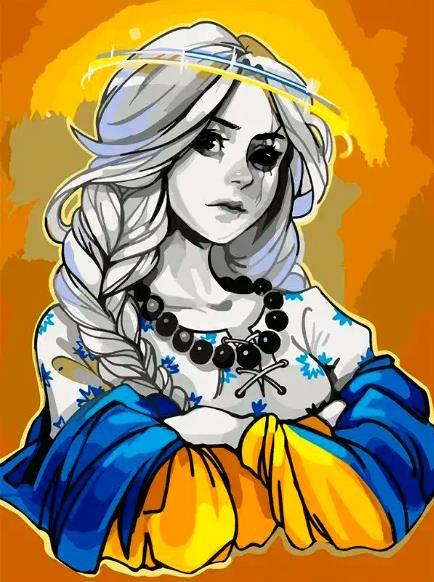 Картина за номерами "Сила в погляді" 30*40 см Art Craft 10384-NN
