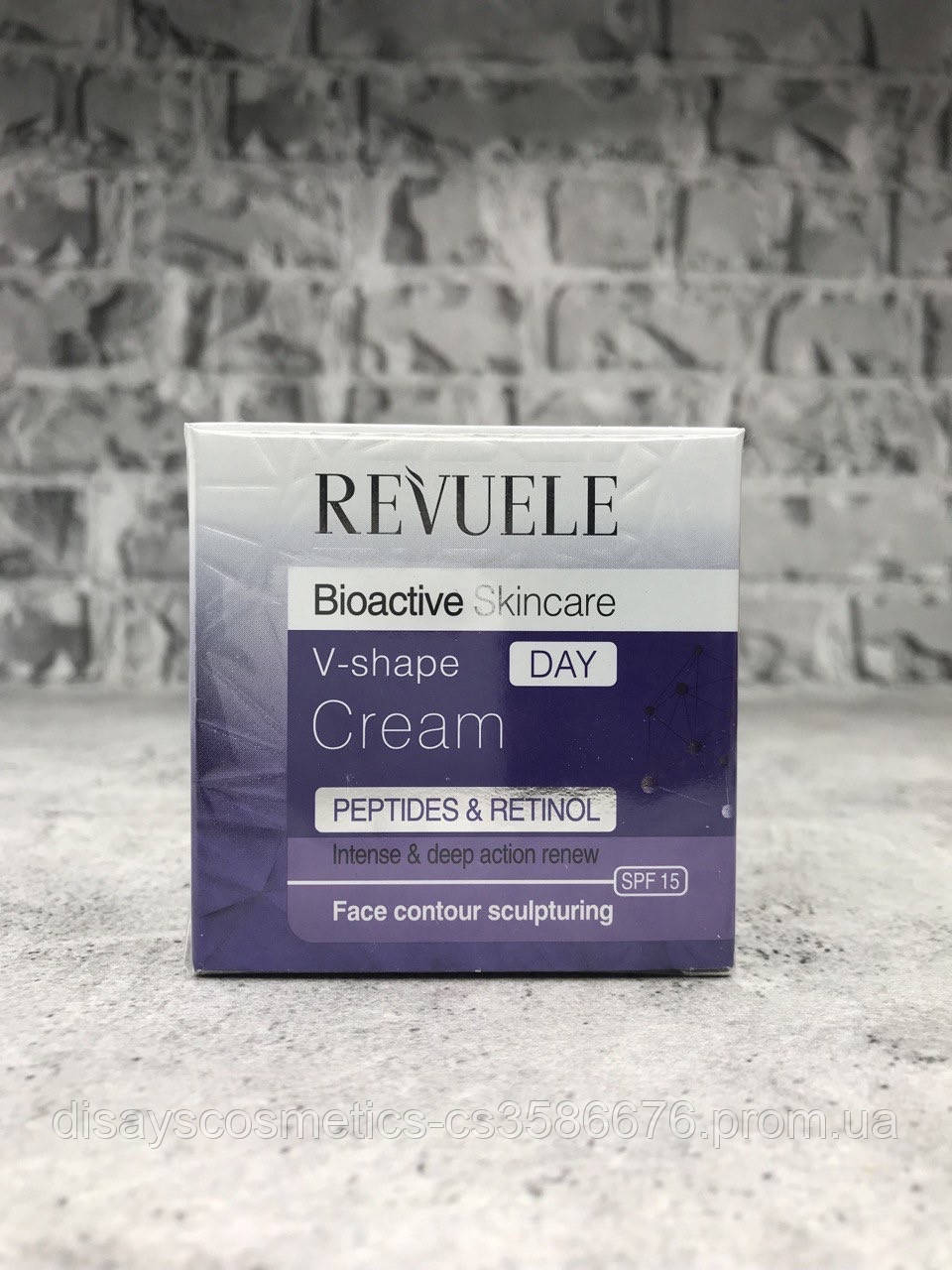 Денний крем для контуру обличчя Revuele Bioactive Skin Care Retinol + Peptides V-shape Day Cream