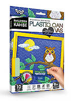 Вышивка на пластиковой канве Danko Toys PLASTIC CANVAS Совенок (рус.) (PC-01-10)